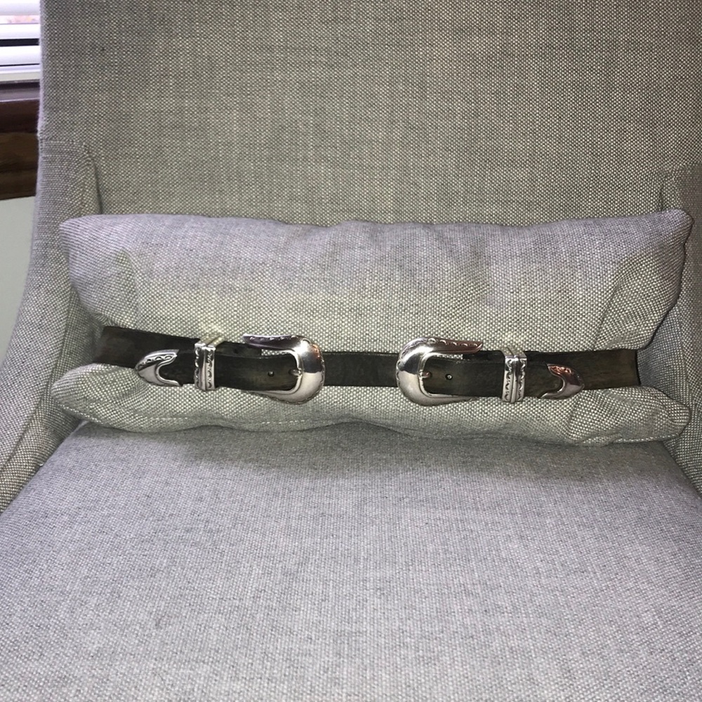 Stillwater double buckle belt NWOT